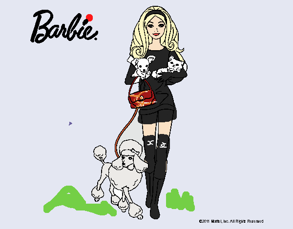 Barbie con sus mascotas