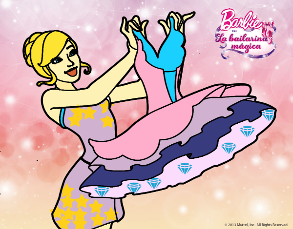 Barbie y su vestido de ballet