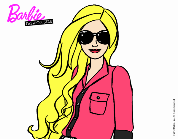 Barbie con gafas de sol