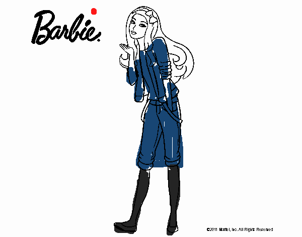 Barbie con look casual