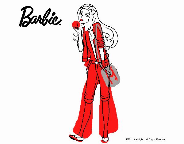 Barbie con look casual