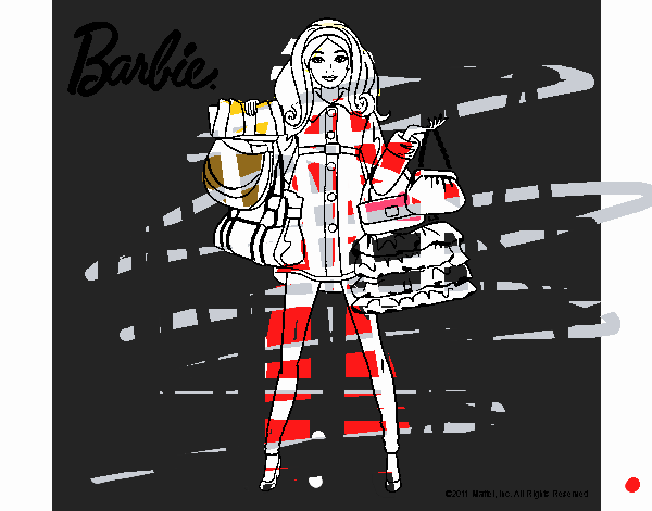 Barbie de compras