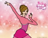 Barbie en postura de ballet