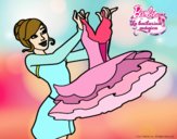 Barbie y su vestido de ballet