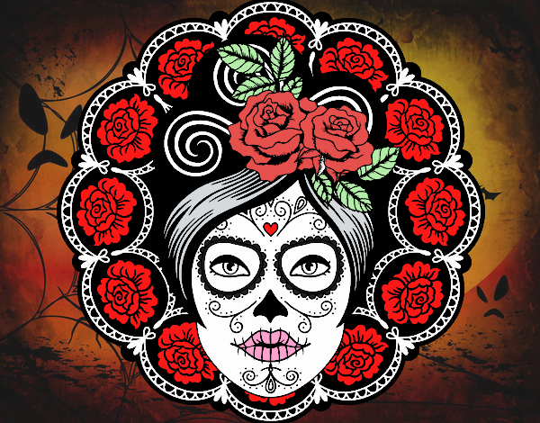 Calavera mejicana femenina