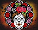 Calavera mejicana femenina