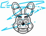 Cara de Toy Bonnie de Five Nights at Freddy's