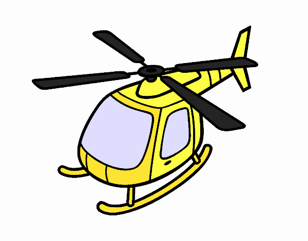 Helicóptero volando