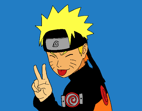 Naruto sacando lengua