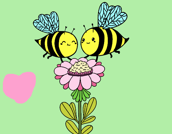 Pareja de abejas