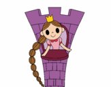 Rapunzel en la torre