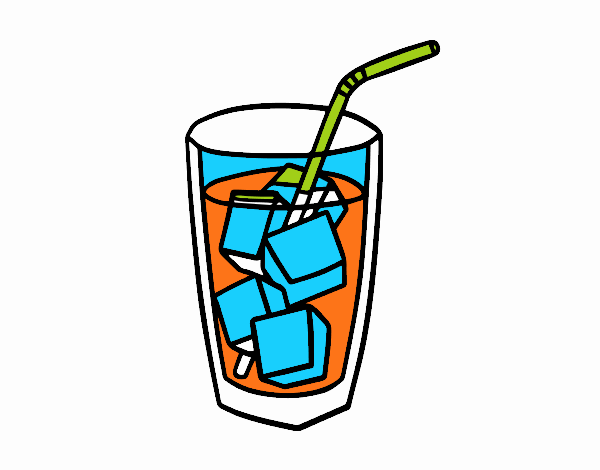 Un vaso de refresco