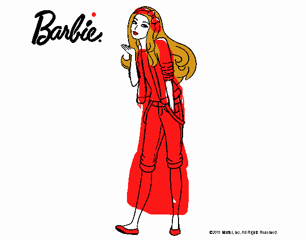 Barbie con look casual