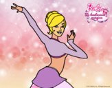 Barbie en postura de ballet