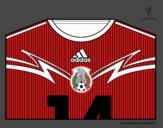 Camiseta del mundial de fútbol 2014 de México