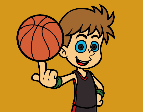 Jugador de baloncesto junior