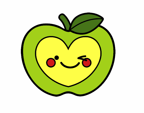 manzana feliz