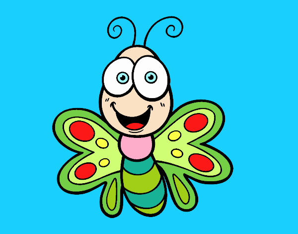 Mariposa sonriente