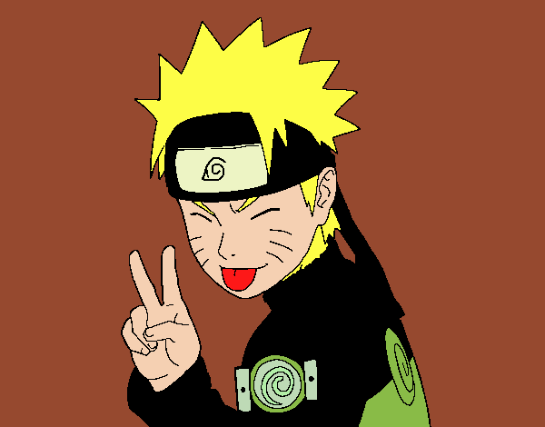 Naruto sacando lengua