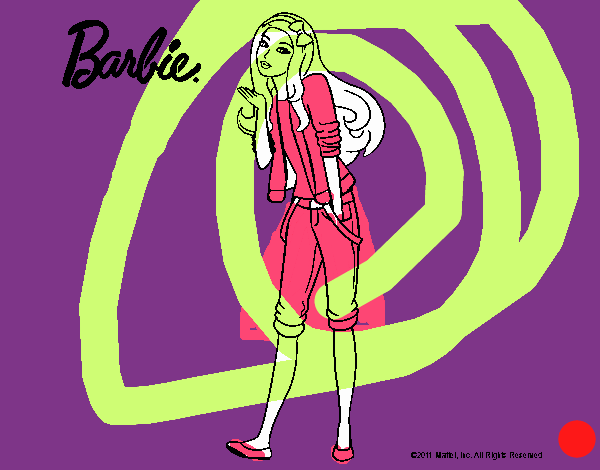 Barbie con look casual