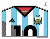 Camiseta del mundial de fútbol 2014 de Argentina