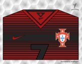 Camiseta del mundial de fútbol 2014 de Portugal