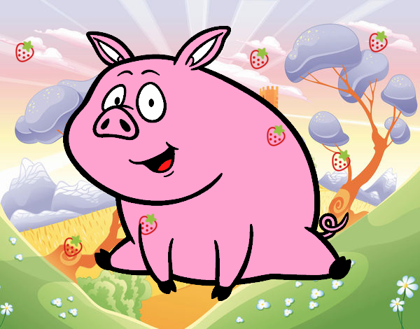 Cerdito de granja