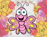 Mariposa sonriente