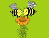 Pareja de abejas