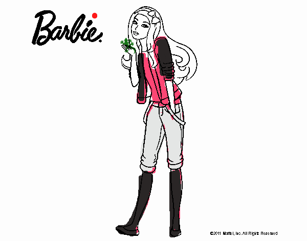 Barbie con look casual