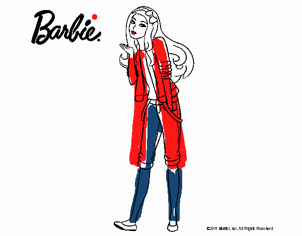 Barbie con look casual