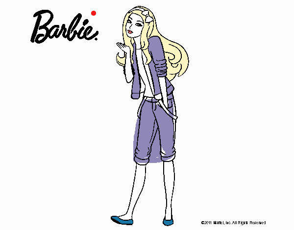 Barbie con look casual