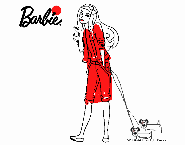 Barbie con look casual