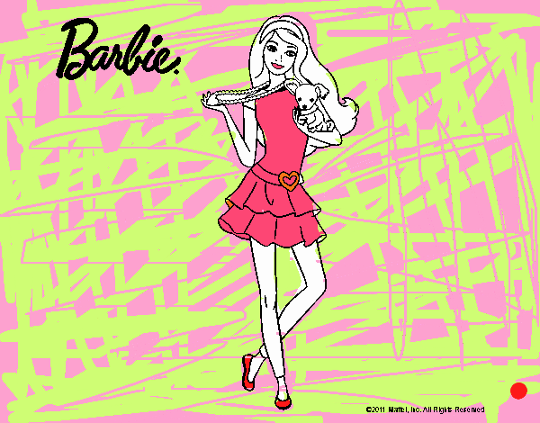 Barbie y su mascota