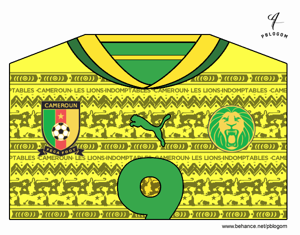 Camiseta de Cameroun