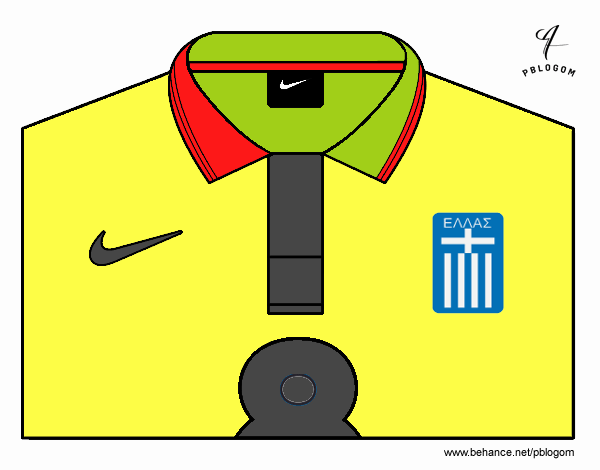 Camiseta del mundial de fútbol 2014 de Grecia