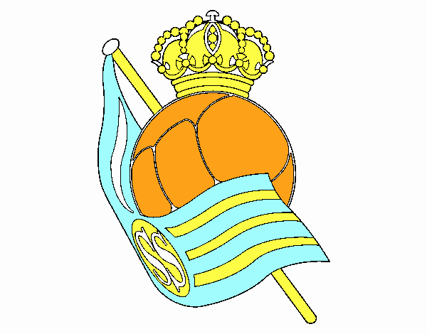 Escudo de la Real Sociedad de Fútbol