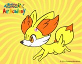 Fennekin corriendo