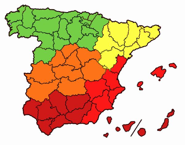 Las provincias de España