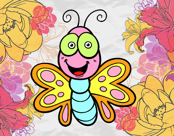 Mariposa sonriente