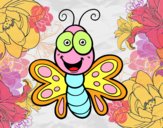 Mariposa sonriente