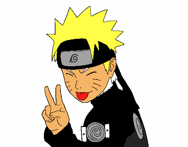 Naruto sacando lengua