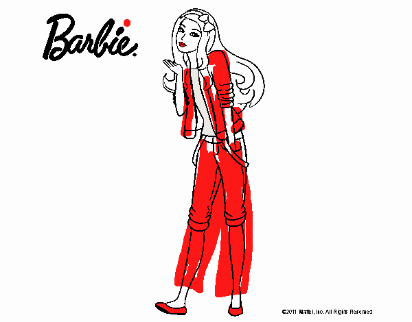 Barbie con look casual