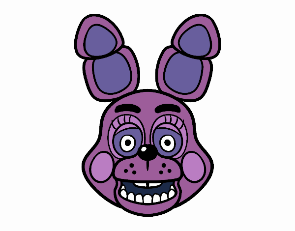 Cara de Toy Bonnie de Five Nights at Freddy's