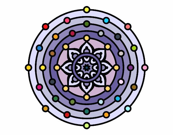 Dibujo de Mandala 33 para Colorear - Dibujos.net