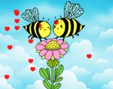 Pareja de abejas