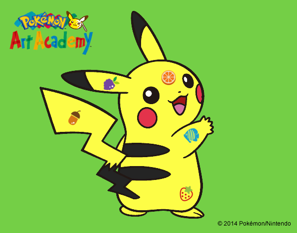 Pikachu de espaldas