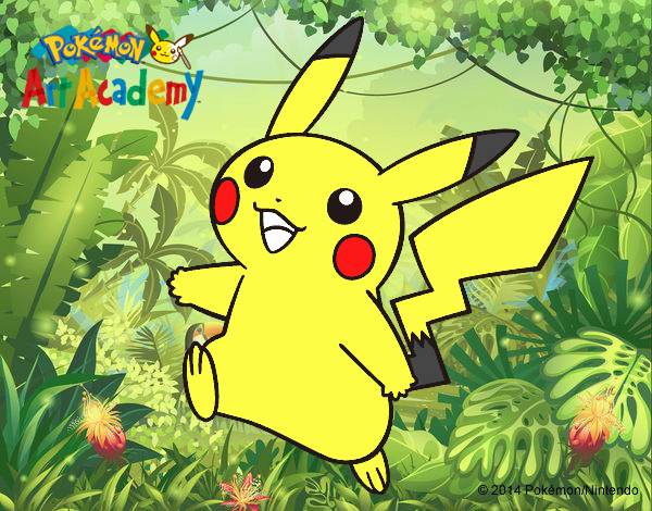 Pikachu en Pokémon Art Academy