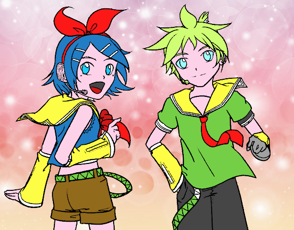 Rin y Len Kagamine Vocaloid