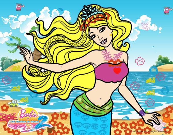 Barbie en  una aventura de sirena